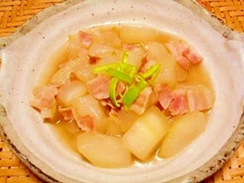 夕顔☆ベーコン煮